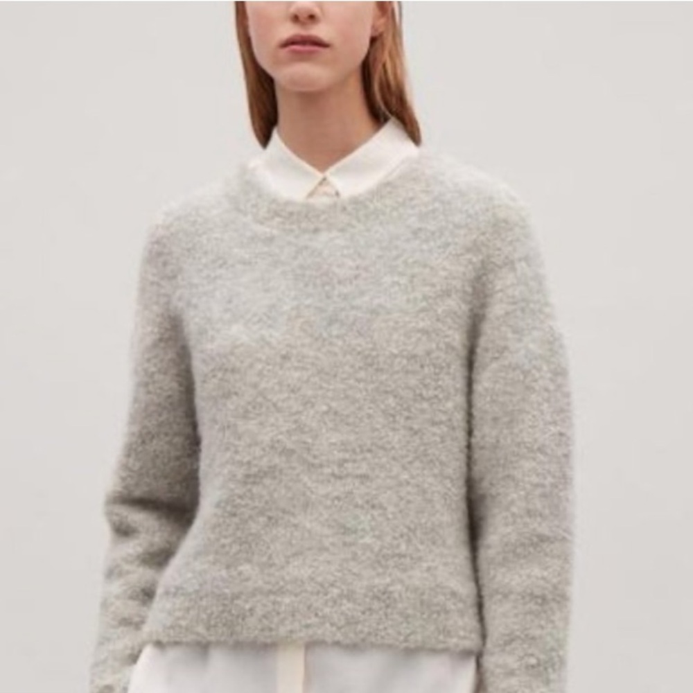 COS Textured Chunky Wool & Mohair Sweater NWOT